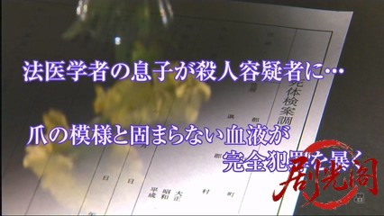 法医学教室の事件ファイル43　法医学者の息子が殺人容疑者に… 爪の模様と固まらない.jpg